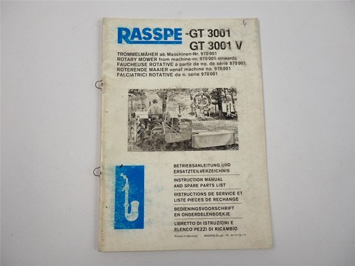 Rasspe 3001 3001v tosaerba - 3001,