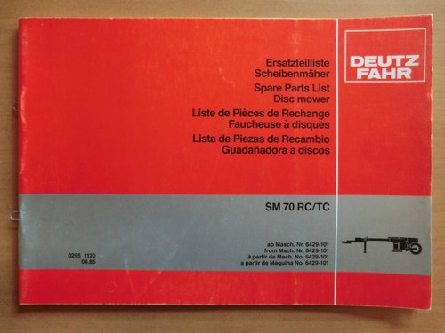 Elenco pezzi ricambio deutz - di,