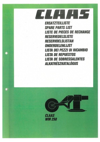 Manuale ricambi